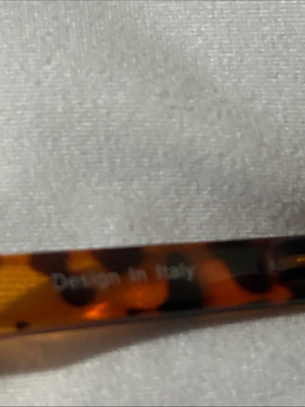 Clear Frame Sunglasses with Tortoiseshell Temples - Dark Green Lenses
